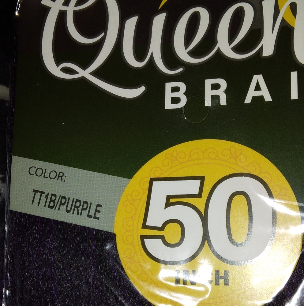 Queen B braid purple